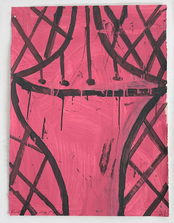 Black on Hot Pink (From Fifteen Vessels at Kit Mandor)