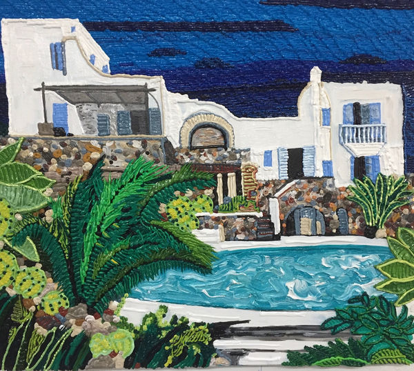 Caroline Larsen, Pool House in Mykonos, 2019