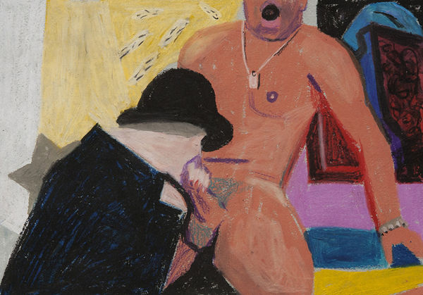 Antonakis Christodoulou, Study of a Granny with young guy, 2012