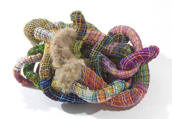 Iliodora Margellos, Untitled (feathers), 2017