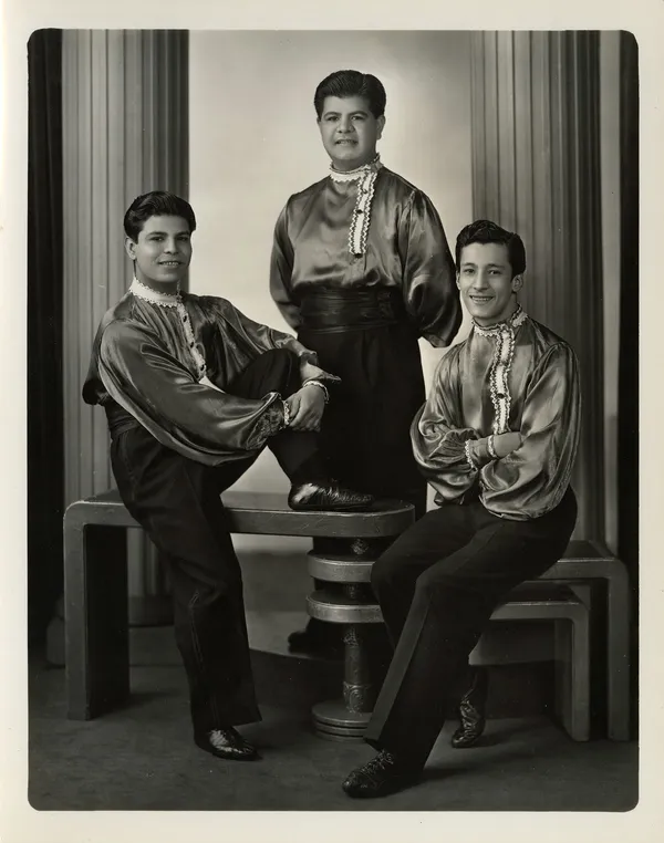 [Gasca Family], Group of Sharp Promotional photos Showing a Famed Mexican Family of Acrobats, 1920s-40s