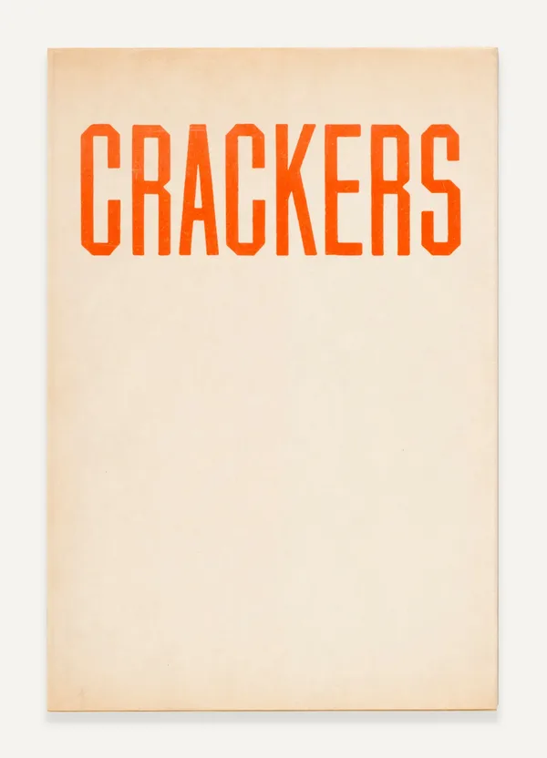 Ed Ruscha, Crackers, 1969