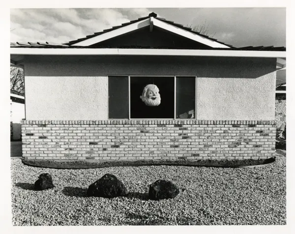 Leland Rice, Untitled (Santa in Window), c. 1970