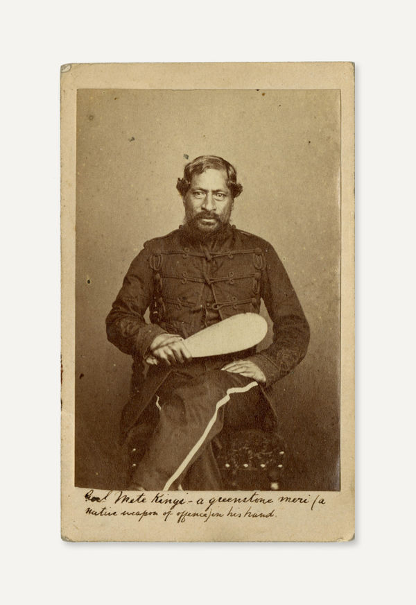 E.S. Richards, Portrait of Mete Kīngi Te Rangi Paetahi, One of the First Four Maori Members of the New Zealand Parliament, c. 1868