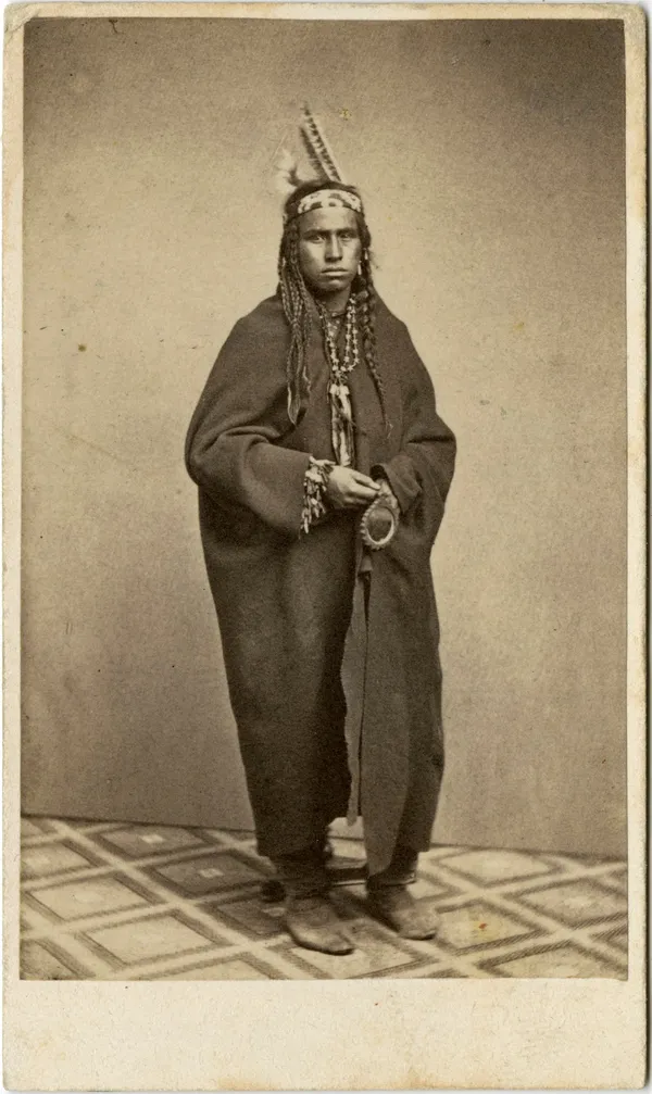 Joel E. Whitney, Te-Na-Se-Pa (A Sioux Dandy), 1862