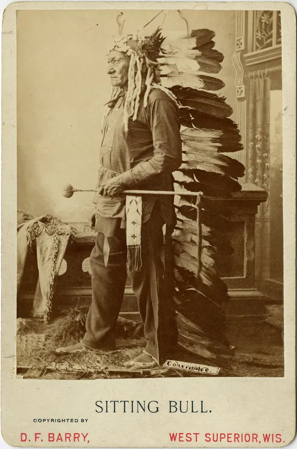 D.F. Barry, Cabinet Card Portrait of Sitting Bull, 1890s