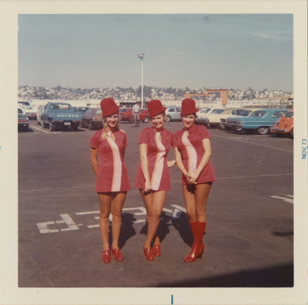 [Pacific Southwest Airlines] Personal Album of a PSA Flight Attendant, 1973 Photo album; Chromogenic prints (35)