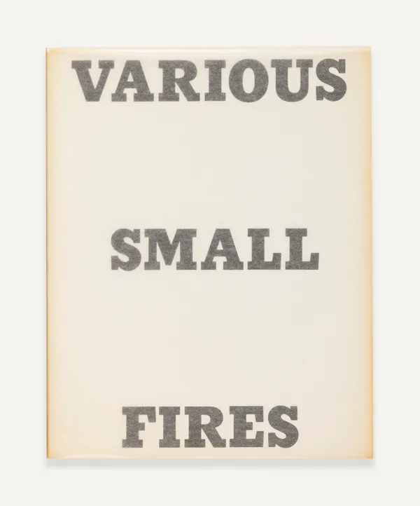 Ed Ruscha, Various Small Fires (and Milk), 1964