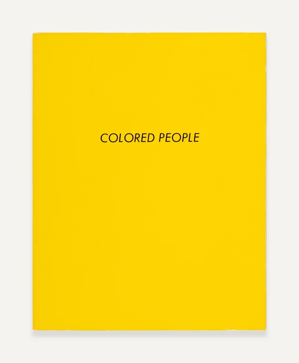 Ed Ruscha, Colored People, 1972