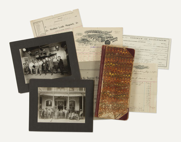 [John Rocca], Day book, Photos, and Other Ephemera Pertaining to a Notable Italian-American Saloon Owner in Jamestown, CA , c. 1894