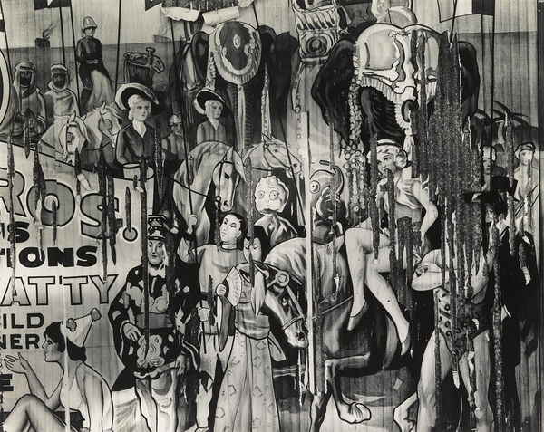 Walker Evans, Circus Poster, Alabama, 1935