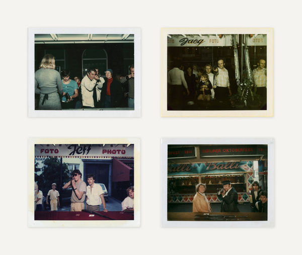 Unknown (Self-portrait), Four Automatic Target Photos taken at an Arcade Shooting Gallery, 1970s