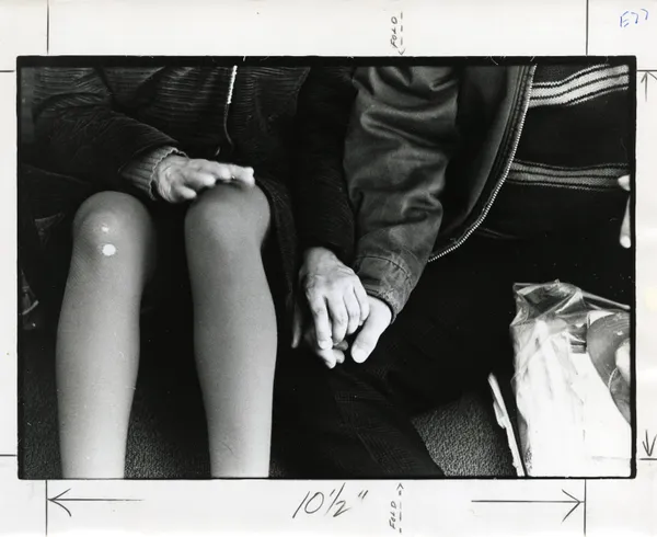 San Francisco Examiner, Couple Holding Hands, 1971