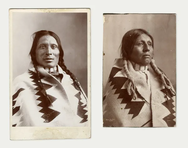 Christian Kaadt, Pair of Photographs of Ohkay Owingeh and K’úutìim’é Subjects, 1890s