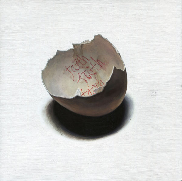 LIU Ren 刘任 Faith 信念, 2012 Oil on wood panel 木板油画 20 x 20 cm