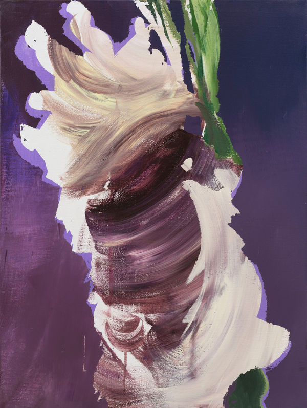 LU Song 吕松 Parrot Flower 鹦鹉花, 2019 Acrylic on Canvas 布面丙烯 80 x 60 cm