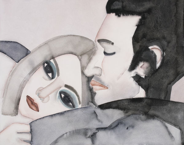 HU Zi 胡子 Buffalo 66, 2015 Gouache on paper 纸上水粉 44 x 54.5 cm