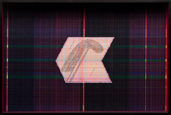 ZHANG Ruyi 张如怡 Folding─3 折页─3, 2015 Mixed media on paper 综合纸本 20 x 30 cm