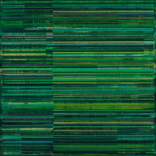 QU Fengguo Spring, Four Seasons 四季 春, 2015 Oil on Canvas 布面油画 120 x 120 cm