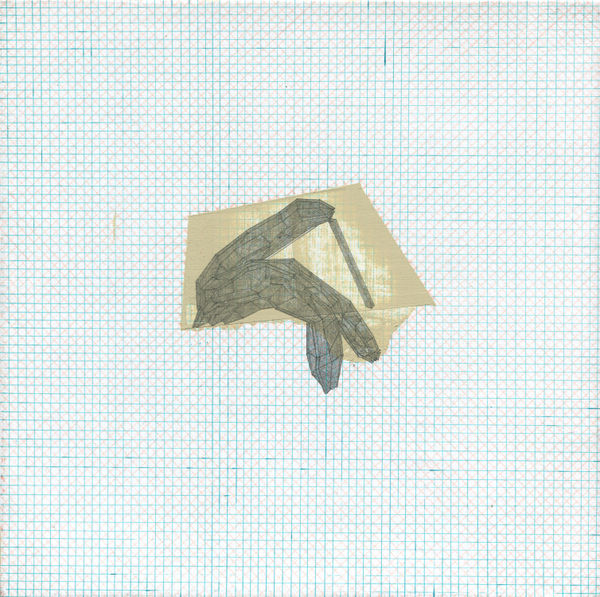 ZHANG Ruyi 张如怡 Fossil─3 化石─3, 2012 Acrylic, pencil and watercolor pen on canvas 布面丙烯，铅笔，水彩笔 20 x 20 cm