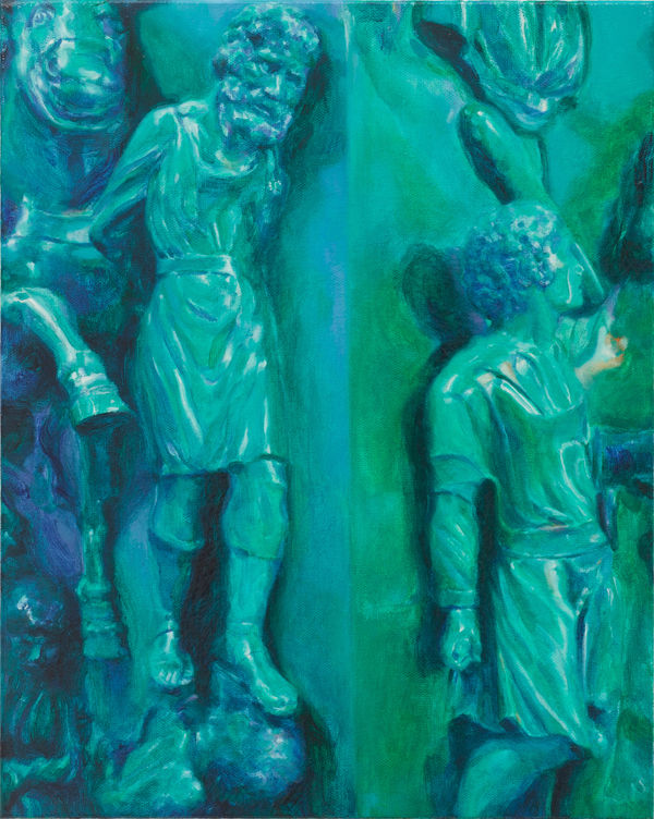 ZHANG Yunyao 张云垚 Apocalypse 启示录, 2015 Oil on canvas 布面油画 50 x 40 cm