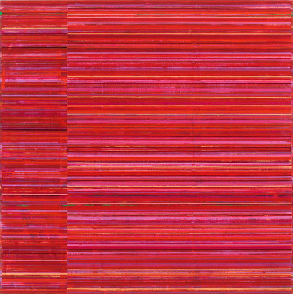 QU Fengguo Midsummer, Four Seasons 四季 仲夏, 2014 Oil on Canvas 布面油画 210 x 210 cm