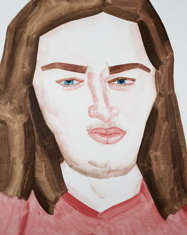 HU Zi 胡子 David Gilmour V, 2018 Oil on canvas 布面油画 100 x 80 cm