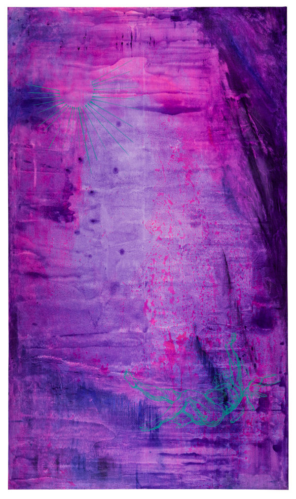 ZHANG Yunyao 张云垚 Fallen Spirit 翱翔者, 2015 Oil on canvas 布面油画 260 x 150 cm