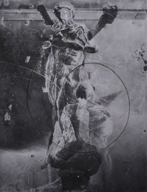 ZHANG Yunyao 张云垚 Study in Figures (PROVIDENTIA) 形体习作(PROVIDENTIA), 2019 Graphite and pigment on felt 石墨 色粉 毛毡 250 x 190 cm