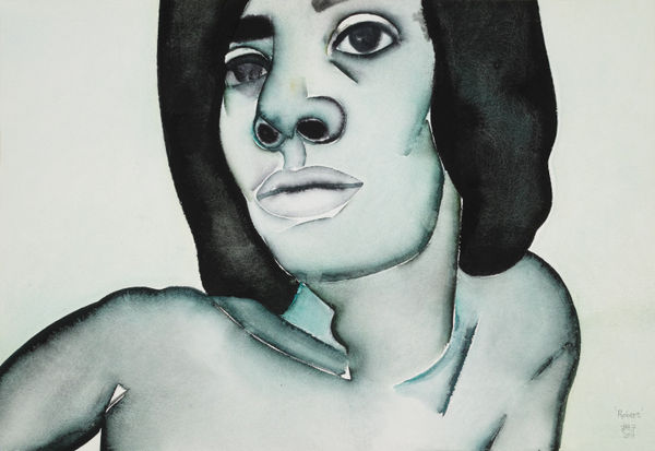 HU Zi 胡子 Robert, 2013 Gouache on paper 纸上水粉 37.5 x 54.5 cm