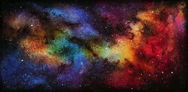 WANG Ningde 王宁德 The Deluge 14672983 大洪水 14672983, 2023 Photographic paper, modulated printing inks applied by the artist 相纸、艺术家调配打印墨水堆积 147 × 298.5 cm Unique 唯一版本