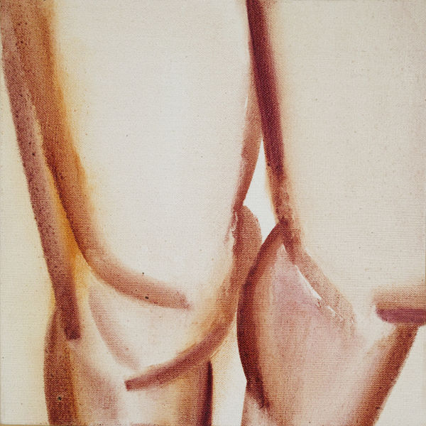 HU Zi 胡子 Legs, 2013 Oil on canvas 布面油画 30 x 30 cm