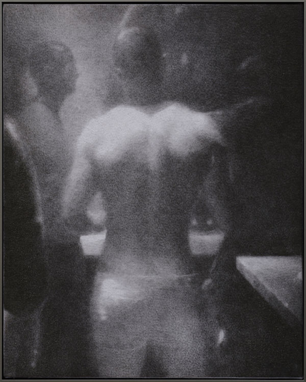 ZHANG Yunyao 张云垚 Gv, 2019 Graphite on felt 石墨毛毡 51.5 x 41 cm