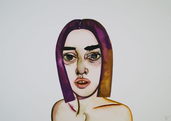 HU Zi 胡子 Kid, 2012 Gouache on paper 纸上水粉 74.5 x 104 cm