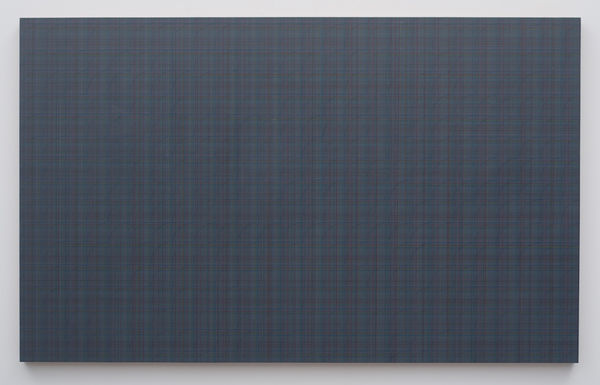 ZHANG Ruyi 张如怡 Arc─2 弧线─2, 2017 Mixed media on wood panel 木板上综合材料 80 x 130 cm