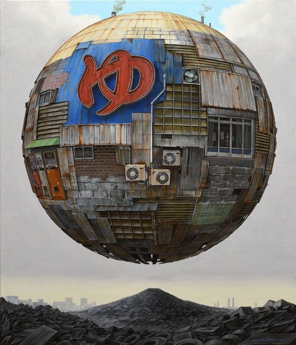 Masakatsu Sashie SYMBOL 「ゆ」, 2025 Oil on Canvas 53cm x 46cm 20.7 x 18.2 in