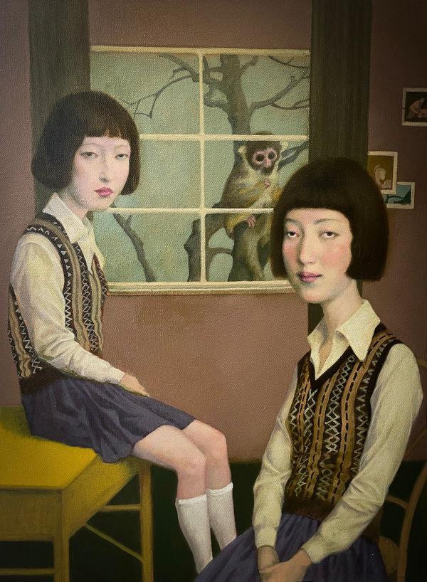 Jeffrey Chong Wang Ressess, 2022 Oil on canvas 50.8 x 45.72 cm 20 x 18”