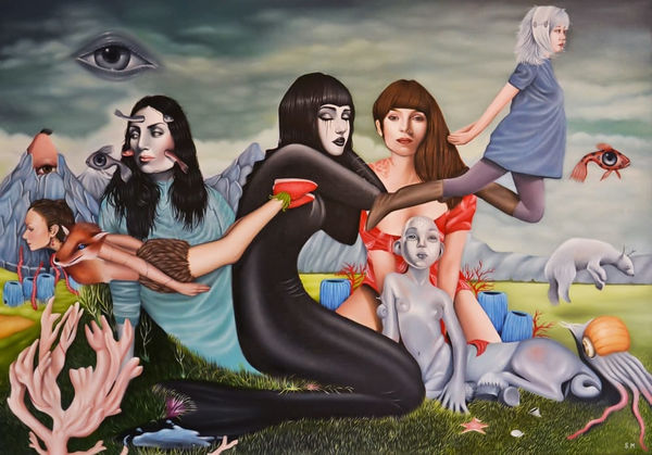 Francesca Romana di Nunzio Inside Her Eyes, 2011 Oil on canvas 101 x 71 cm