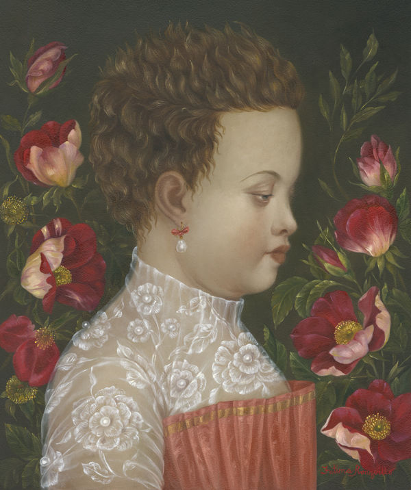 Fatima Ronquillo, Profile with Roses, 2026