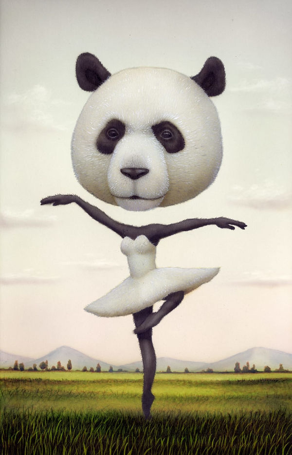 Naoto Hattori Ballerina, 2011 Acrylic on Board 18 x 28 cm