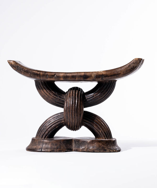 The Caryatid, Headrest, Anonymous Tsonga artist, South Africa, Wood, Duende Art Projects