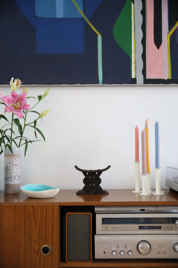 Anonymous Shona Artist, Headrest, "Loved & Repaired"