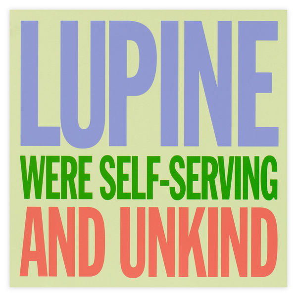 John Giorno Welcoming the Flowers Lupine Edition Print