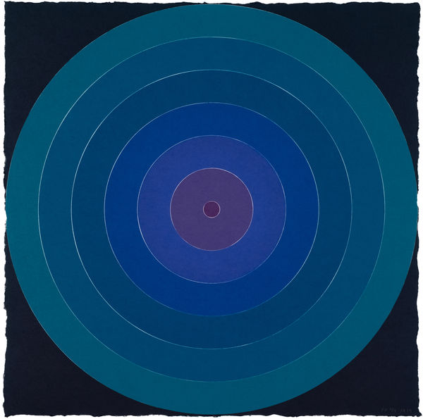 Polly Apfelbaum On Target Blue Print Edition