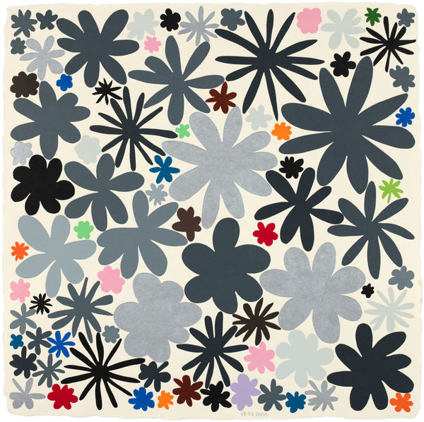 Polly Apfelbaum Color Field Notes Gray Print Edition