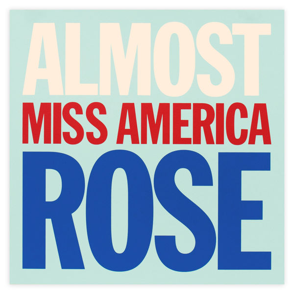 John Giorno Welcoming the Flowers Miss America Edition Print