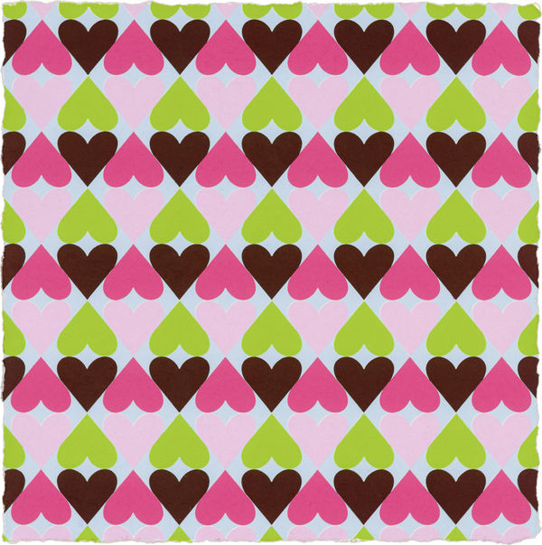 Polly Apfelbaum, There Are Many Hearts (Baby Heart) 4, 2020