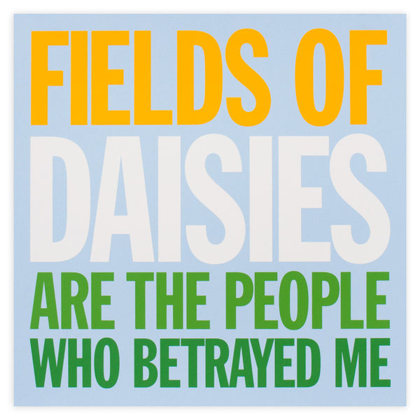 John Giorno Welcoming the Flowers Daisies Edition Print