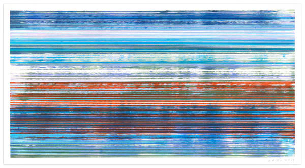 James Jamie Nares Durham Press Iron Horse Series Screenprint monoprints