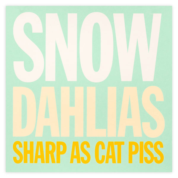 John Giorno Welcoming the Flowers Dahlias Edition Print